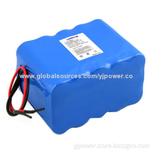 Various Capacity Cylindrical Li-ion Battery Pack, 18.5V Nominal Voltage